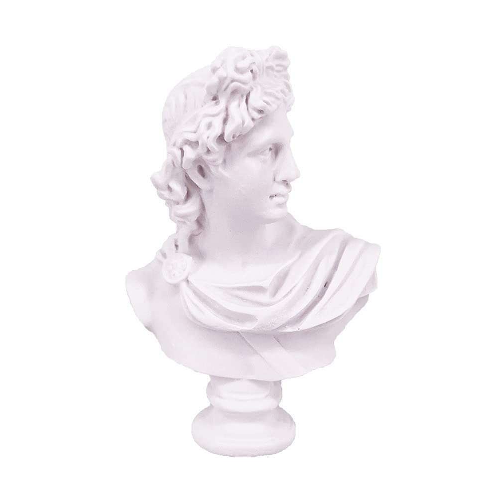 Gisela Mini Bust Apollo Statue Resin Crafts Celebrities Desktop Ornament Home Decor Greek Mythology Plaster Portraits