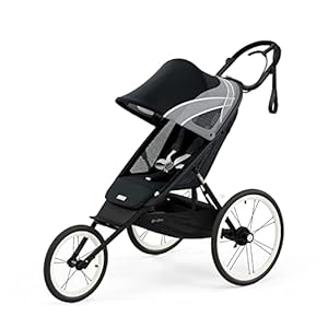 Cybex AVI Jogger-kinderwagen, One Box met frame en stoelpakket, vanaf ongeveer 6 maanden – ongeveer 4 jaar, max. 111 cm en 22 kg, multifunctioneel, Black/All Black