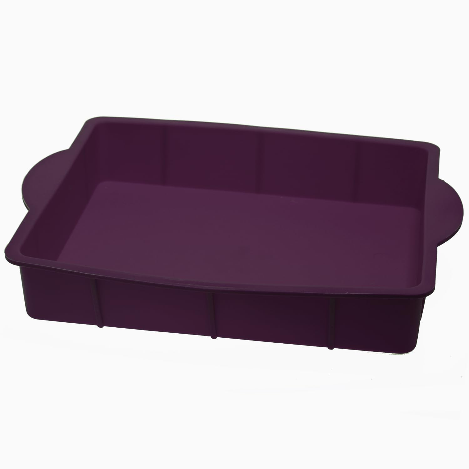 MI CASA Fuente de horno silicona (32.5*23*4CM) Horno y microondas Congelador -40ºC Hasta 260ºC Sirve para recetas dulces y saladas