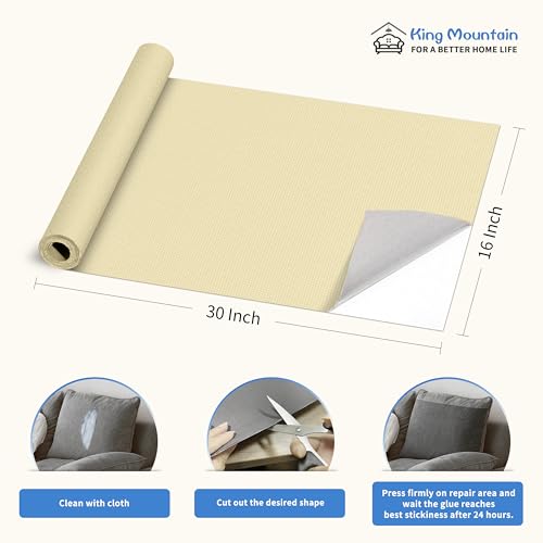 image for KING MOUNTAIN Canvas Repair Patch 16×30 Inch Self-Adhesive Waterproof