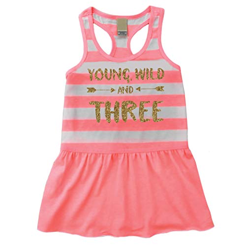 Bump and Beyond Designs Girls Third Birthday Dress, 3rd Birthday