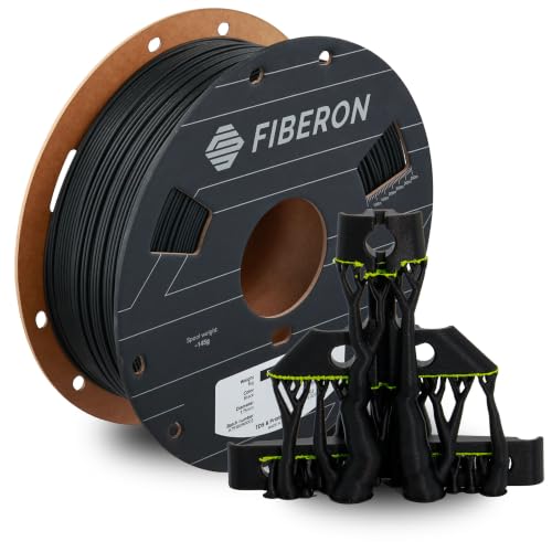 Polymaker Fiberon PET-GF15 Filament Black 1.75mm 1KG High Stiffness