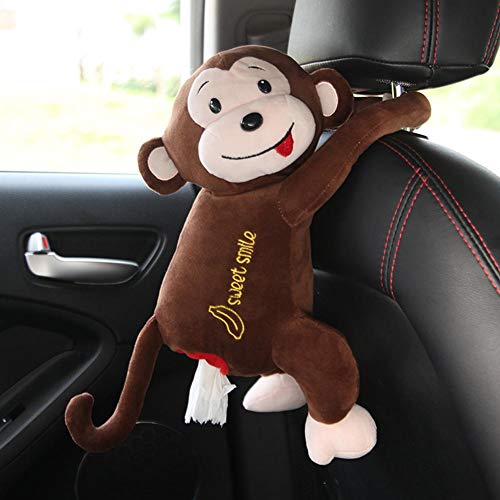 Gorge-buy Monkey Butt Tissue Holder - Plush Cartoon Paper Napkin Tissue Box, Animal