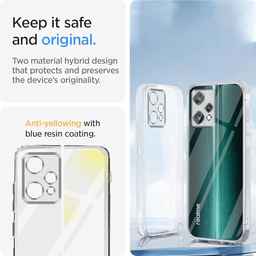 Image of Jkobi Back Cover for Realme 9 Pro (Silicone Clear Shockproof Case with Camera Protection | Soft and Flexible | Transparent)