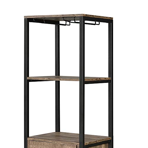 Soporte para botellas de vino Benzara de madera y metal miniatura 2