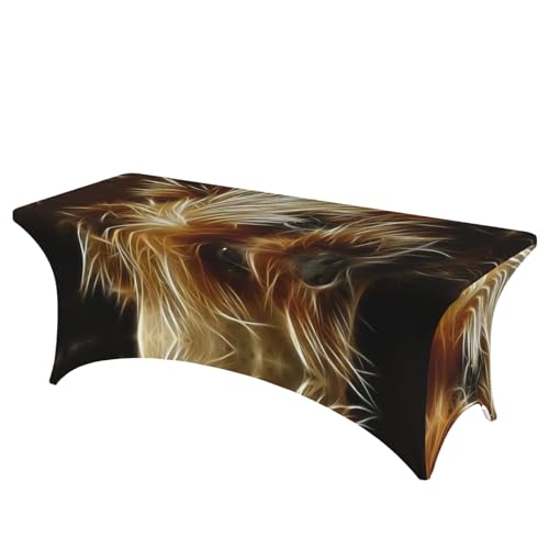 Housses de table rectangulaires sans pli pour masquer les pieds usés - 2