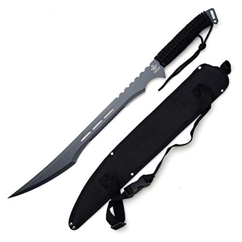 Snake Eye Tactical Fantasy Sword w/Nylon Sheath Machete Outdoors Camping