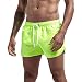Produktbild Classics Sommer Strandshorts für Herren,Skxinn Männer Badehose, Kurze Hose,Badeshorts,Swimming Shorts,Freizeithose,M-2XL Ausverkauf(Grün,Medium)
