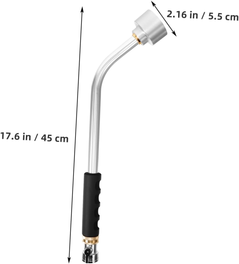 GANAZONO Pressure Washers Metal Hose Garden Watering Wand Heavy Duty Metal Garden Hose Wand Hose Nozzle Sprayer Ergonomic Sprayer Wand for Water Hanging Basket Pressure Washers Hose