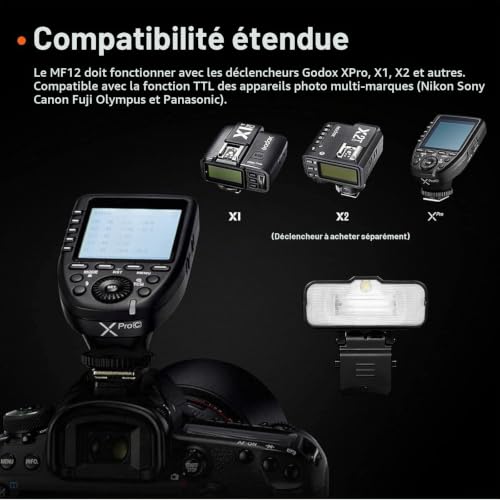 GODOX Flash Macro MF12 Neuf - vue 10