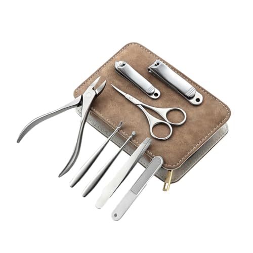 Kit de manucure en acier inoxydable : coffret soin des ongles haut de gamme