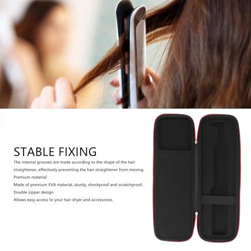 Estuche rígido negro portátil para plancha de cabello Airstrait miniatura 3