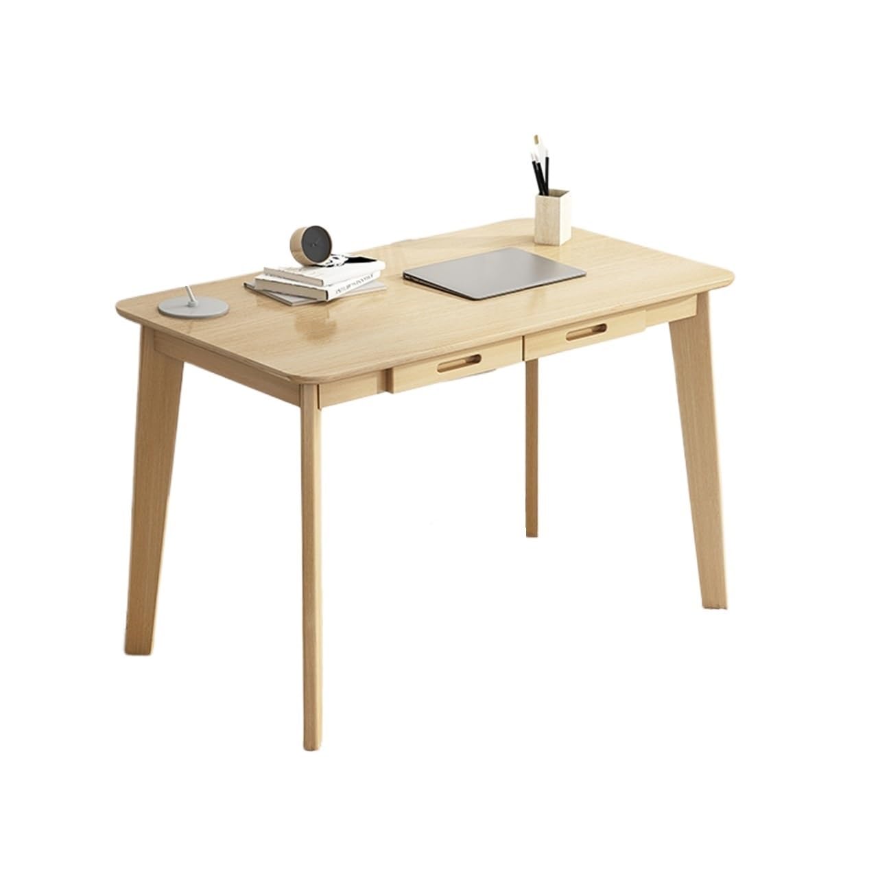 EINES Desk Game Table Home Office Desk Modern Minimalist Office Desk Home Laptop Table Study with Storage Drawer Workstation(B,100cm)