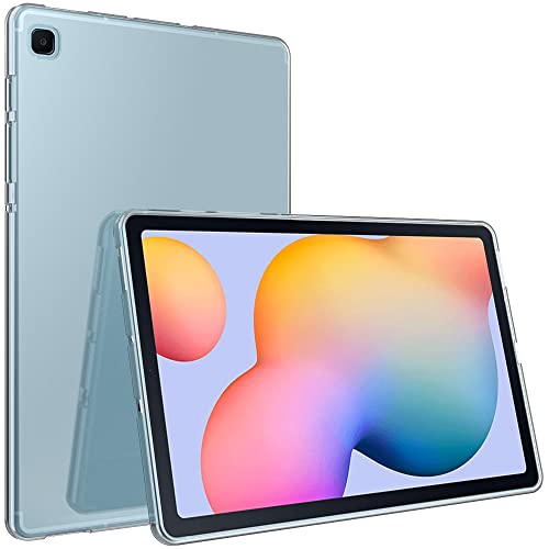 Puxicu Clear Case for Galaxy Tab S6 Lite, Slim Design Flexible Soft TPU Protective Cover for Samsung Galaxy Tab S6 Lite 10.4 Inch 2020/2022/2024 Tablet, Clear