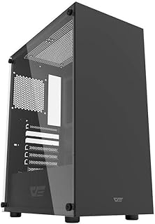 Gabinete Gamer Aigo DarkFlash DK100, Mid-Tower, Lateral de Vidro, Preto, DK100-BK
