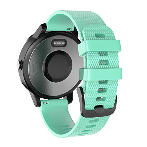 NTALJC Pulsera de Silicona para Forerunner 158 55 245 245m 645 3 Reloj Correa de 20 mm Bandas Sport Wutbands para Venu
