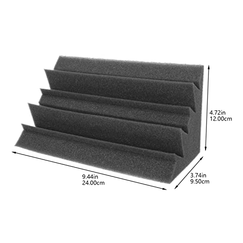 Toddmomy 3pcs Low Frequency Sound Absorbing Foams Corner Bass Trap Ktv Soundproofing Material miniatura 2