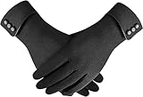 Ymomode Winter Gloves for Women, Winter Touch Screen Texting Warm Gloves with Thermal Soft Lining for Women