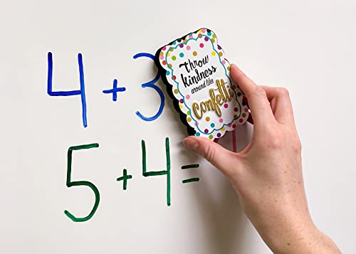 Image of Teacher Created Resources Whiteboard Eraser Confetti Magnetic Whiteboard Eraser (TCR77392)