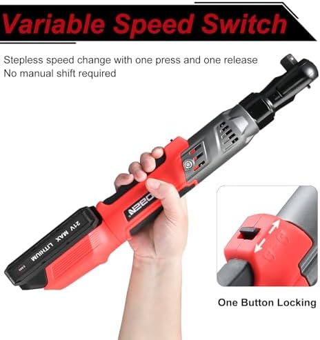 Battery and charger for the AOBEN ratchet wrench