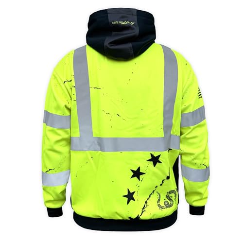 Image of SafetyShirtz SS360 ANSI Class 3 Type R Graphic Hoodie