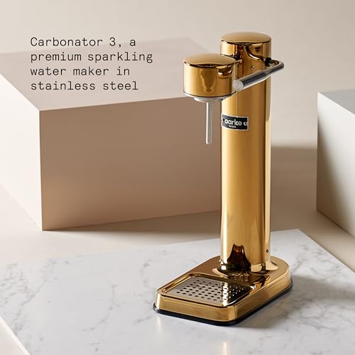 Image of Aarke Carbonator 3 - Sparkling Water Maker & CO2 Cylinder, Gold