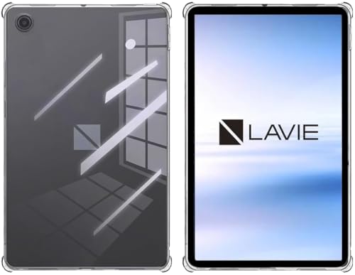 For NEC LAVIE Tab T8 (T0855/KAS,TAB08/H05) �P�[�X �J�o�[�yZENGZOUZ�zTPU �y�� ���^ �N���A�P�[�X �[�d�Ή� �C�菝�h�~ �w��h�~ �S�ʕی�J�o�[ (�N���A)