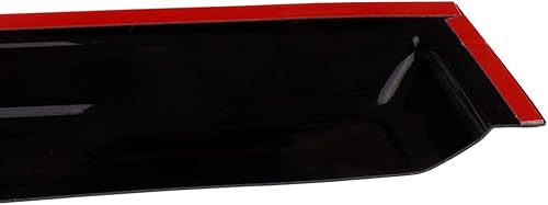 Miniatura 5 de SCITOO Deflector de visera de ventana de montaje exterior, protector de lluvia de humo oscuro, juego de 4 piezas para Acura TSX 2004-2008