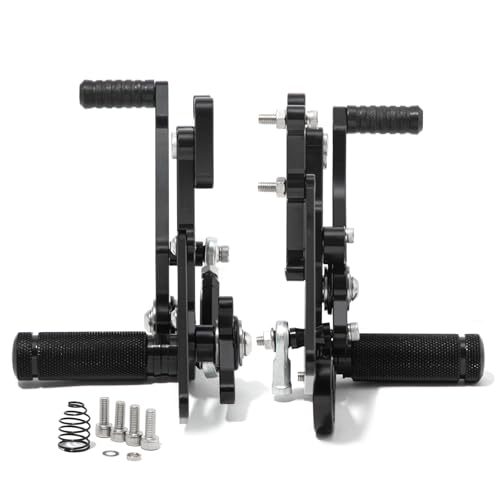 TARAZON Motorrad Rearsets einstellbare Fußrasten Fußstütze Fußrastenanlage für BMW S1000RR / HP4 2009-2014