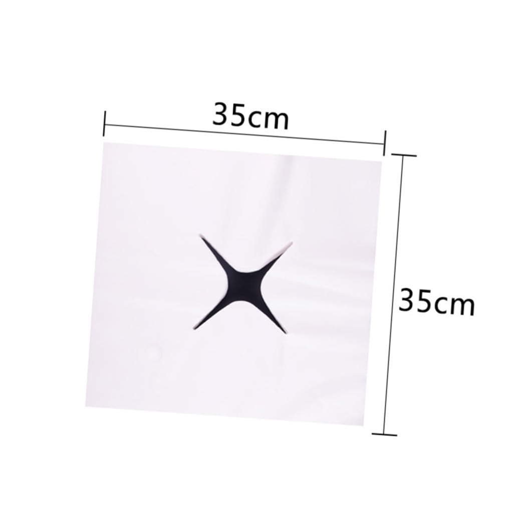 200pcs Non Woven Fabric Disposable Face Massage Cover Pad Hole Pillow Cushion Mat for Spa Beauty Salon and Massage