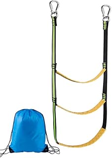 3 Step Boat Rope Ladder, Kayak, Inflatable Boat, Sailboat, Fishing Boat, and Motorboat Portable Foldable Auxiliary Boarding Rope Ladder (3 Step)