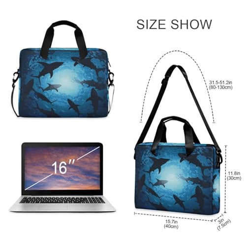 Funda para portátil con correa para hombro de 15.6 pulgadas miniatura 5