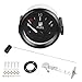 Indicatori livello carburante 2"52 mm Kit misuratore livello carburante per auto marine con sensore Indicatore serbatoio carburante universale per barca moto camion RV 12V, display a LED, puntatore E