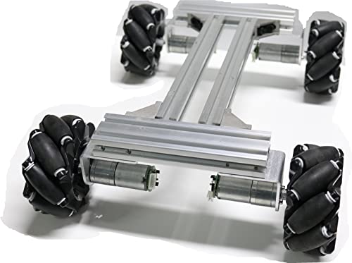 Mecanum Wheel 4Wd Metal Robot Car Chassis Remote Control Learning Kit For Arduino Raspberry Pie Microbit With Dc Encoder Motor, Diy Steam Agv Ros Ai Move Education Platform Robotic Functional Model #TOP7