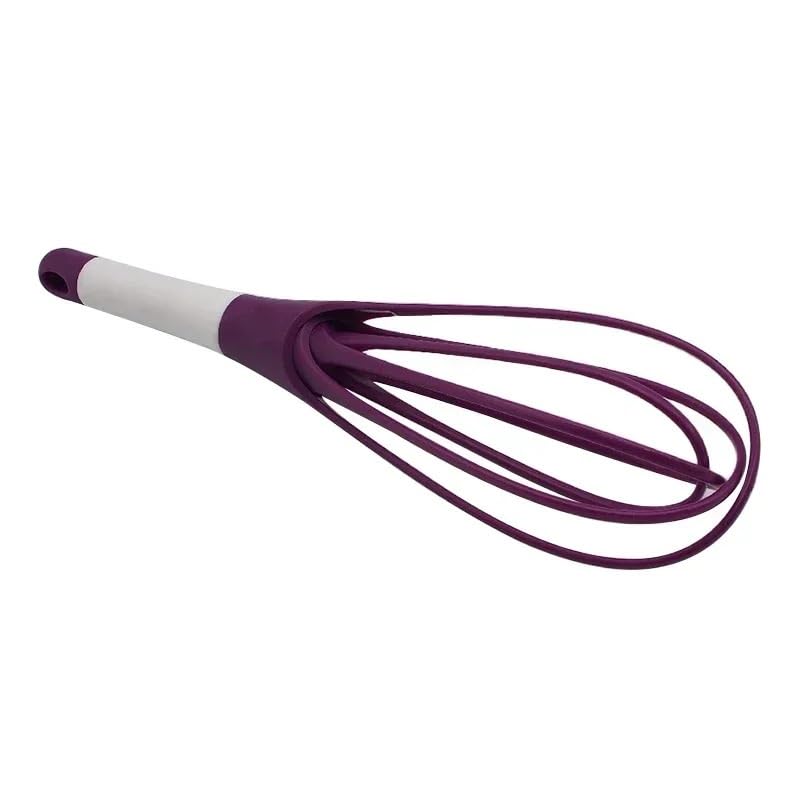 frusta da cucina Frullino manuale rotante multifunzionale for le uova frusta(Purple)