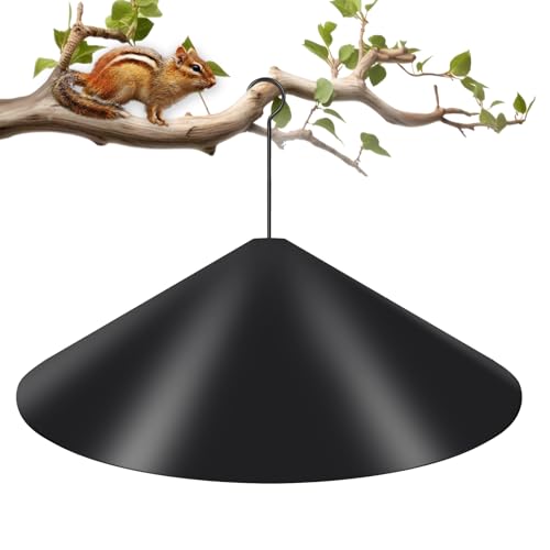 Gtongoko 19 Inch PP Squirrel Baffle for Bird Feeder Outside