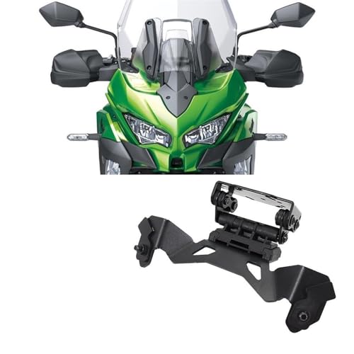 Support de navigation modifié Versys 1000 pour sécuriser son téléphone portable - 4