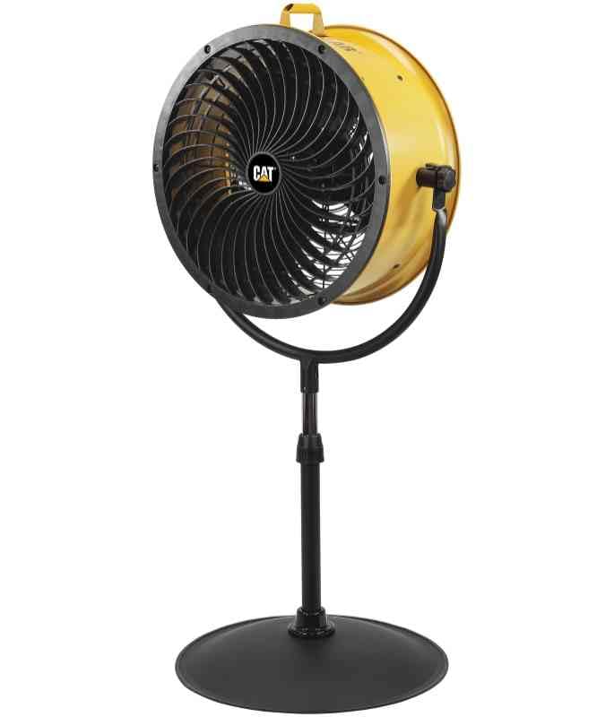 CFG CT008 Ventilatore Stand 4 in 1 da Pavimento, Parete e Soffitto HVPD-18AC Ø 45 cm CAT, Giallo
