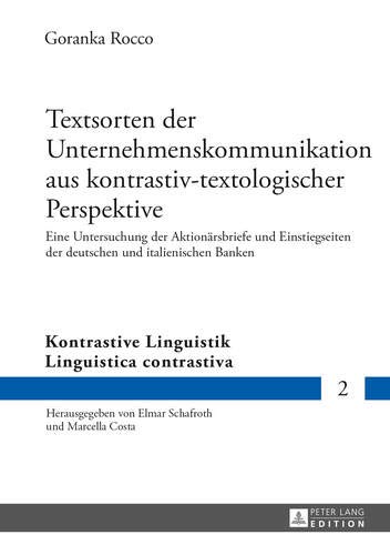 Textsorten Der Unternehmenskommunikation Aus