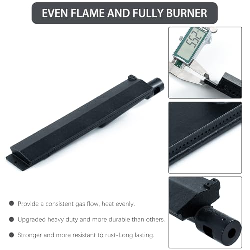 BG179A Heat Shield Cast iron Burners Ignitor Grill Replacement Parts for Master Forge 4 5 Burner Grill Parts BG1793B-A BG1795BAL MFHP2 Heat Plates CIMF1 Grill Burner IG-49B Igniter Grill Accessories by Charbrofire - Used condition - Image 5