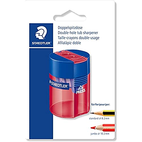 Taille-crayon double réservoir Staedtler 512 Noris pour gros diamètre