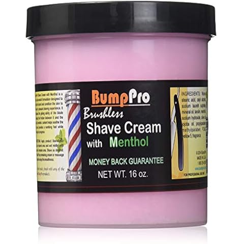 Bump Pro Brushless Shave Cream, Menthol Cover