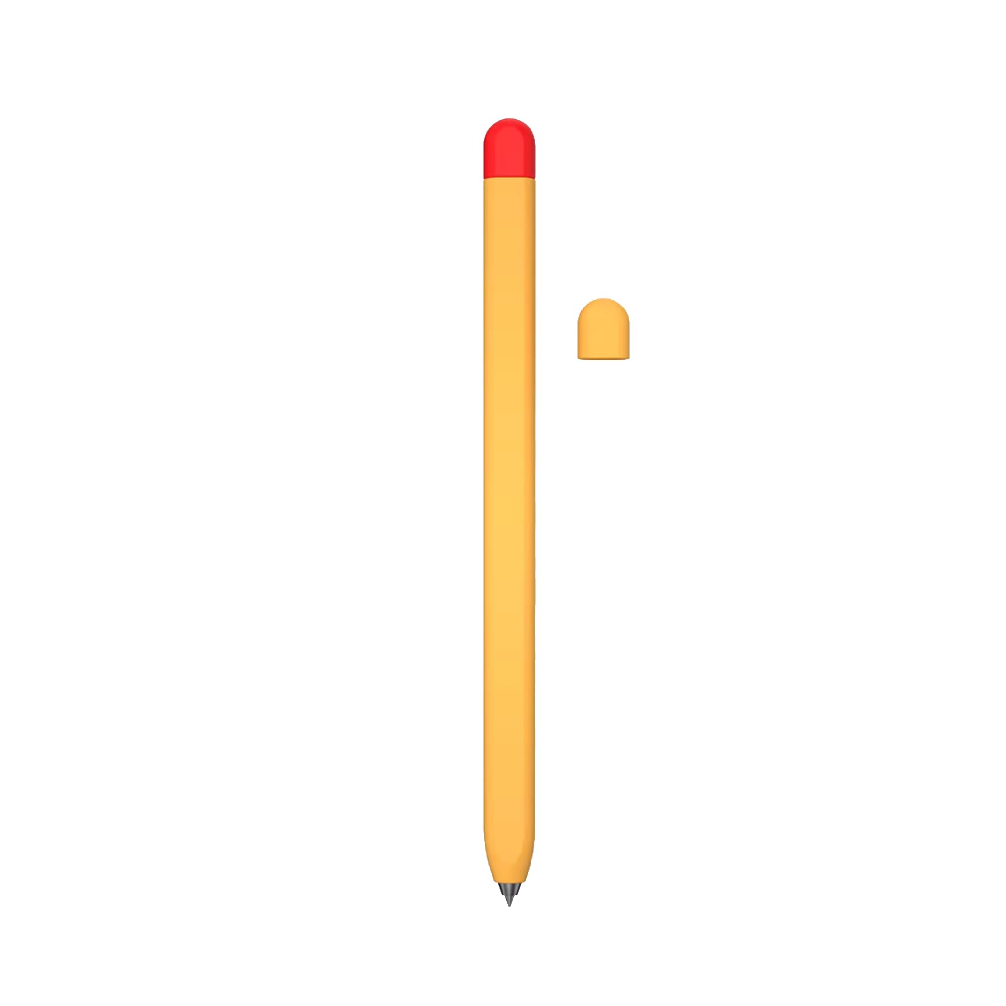 Valente Ultra-Thin Silicone Sleeve for Galaxy Tab Pencil - Compatible with S7/S8/S9 Series - Enhanced Grip, Protective Cover (Blue & Yellow) — Amazon image 3