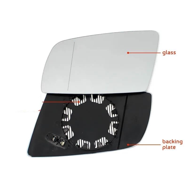 Verre rétroviseur droit pour Série 5 E61 E63 E64 2003-2008 miroir de rechange - 4