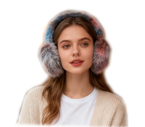 Cache-oreilles pliable fausse fourrure anti-froid pour oreilles sensibles