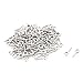 Aexit 1.5mm Diameter Quality Parts Thread Metal Eyelet Bolt Hook Eye Screw Silver Tone 100pcs Model:44as174qo346