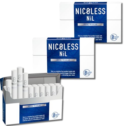 NICOLESS NiL アイコスイルマ対応 ニコチンなし タールなし 電子タバコ ニコレス ニル 禁煙パイポ ニコチンレス 禁煙グッズ vape ロイヤルレギュラー 3箱