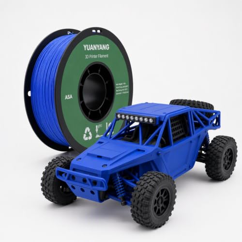 YUANEANG ASA 3D Printer Filament 1.75mm 1kg Spool,Blue