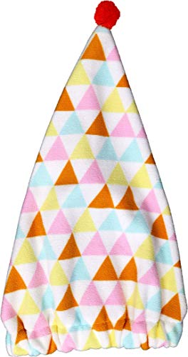 丸眞 キャップタオル 女の子柄 幅約23×長さ45cm サンカク