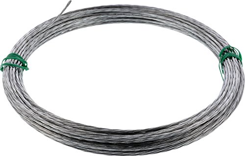 Hillman Utility Wire, 20 Gauge x 100ft, 1 Coil, Silver